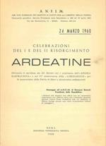Celebrazioni del I e del II risorgimento Ardeatine