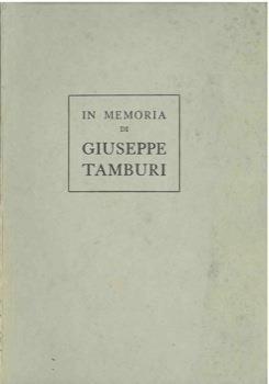 In memoria di Giuseppe Tamburi - copertina