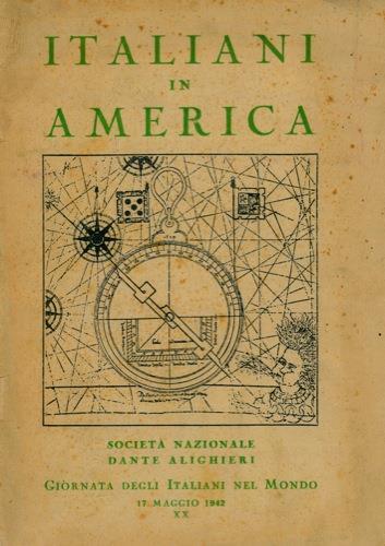 Italiani in America. Terza giornata degli italiani nel mondo. 17 maggio 1942 - copertina