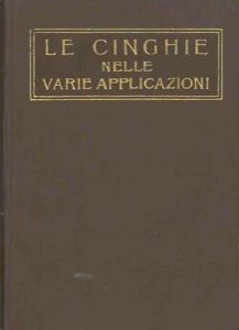 Le cinghie nelle varie applicazioni - copertina