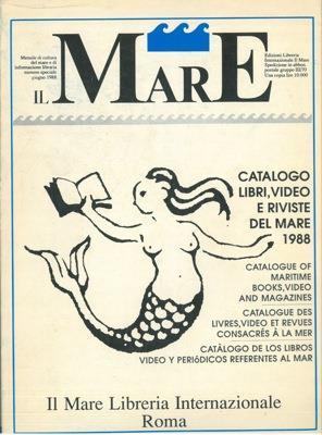 Il mare. Catalogo libri, video e riviste del mare 1988 - copertina