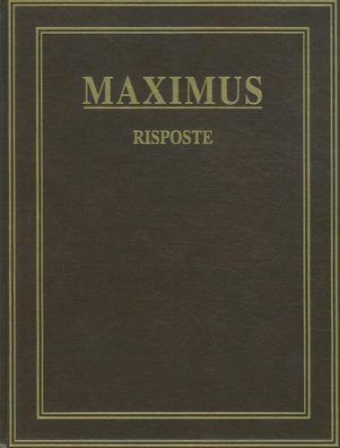 Maximus. Risposte. Enciclopedia universale di base sinottica sistematica  ragionata - Libro Usato - De Agostini - | IBS