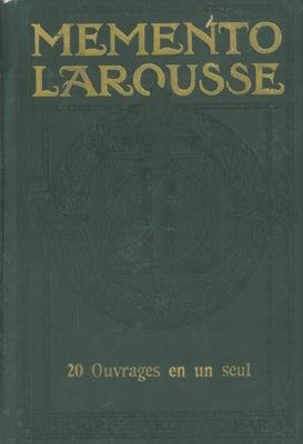 Mémento Larousse encyclopédique & illustré - copertina
