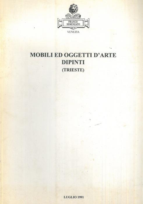 Mobili ed oggetti d'arte - Dipinti - copertina