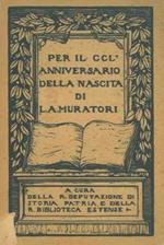 Per il 250° Anniversario della nascita di L. A. Muratori