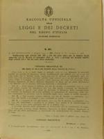 Raccolta Ufficiale delle Leggi e Decreti del Regno d'Italia. Anno 1933 (XI). Volume III