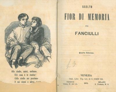 Scelto fior di memoria pei fanciulli - copertina