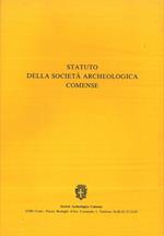 Statuto della Società Archeologica Comense