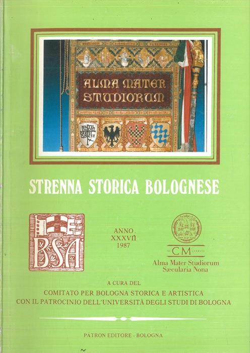 Strenna storica bolognese. Anno XXXVII. 1987 - copertina