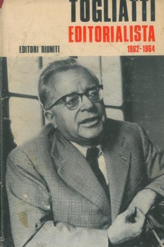 Togliatti editorialista 1962-1964 - copertina