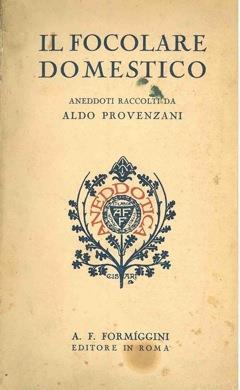 Il focolare domestico - Aldo Provenzani - copertina