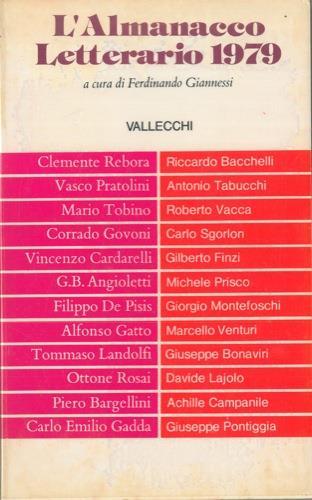 L' Almanacco letterario 1979 - Ferdinando Giannessi - copertina