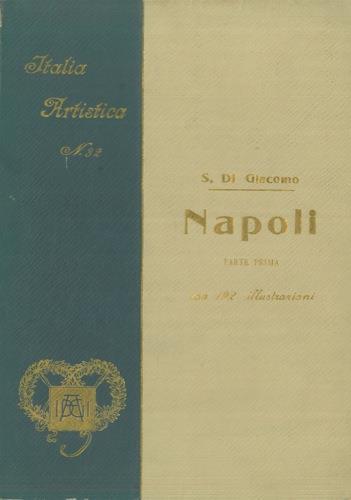 Napoli. Parte prima - Salvatore Di Giacomo - copertina