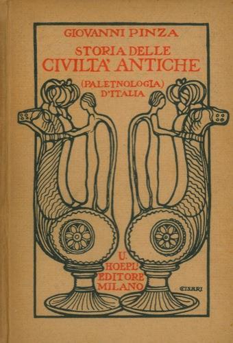 Storia delle civiltà antiche paletnologia d'Italia - Giovanni Pinza - copertina