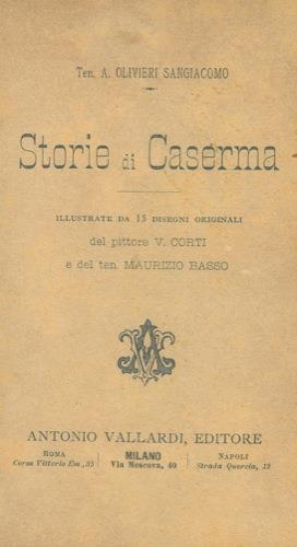 Storie di caserma - Arturo Olivieri Sangiacomo - copertina