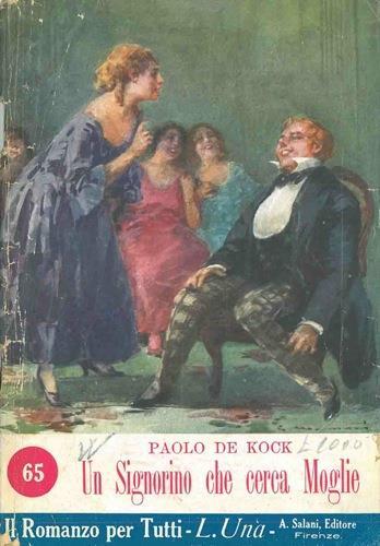 Un signorino che cerca moglie - Paolo De Kock - copertina