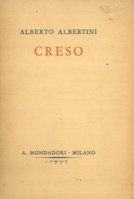 Creso - Alberto Albertini - copertina