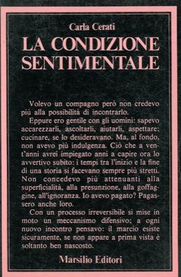 La condizione sentimentale - Carla Cerati - copertina