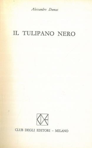 Il tulipano nero - Alexandre Dumas - copertina