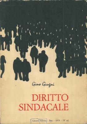 Diritto sindacale - Gino Giugni - copertina