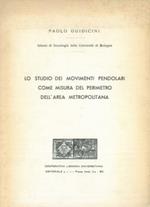 Lo studio dei movimenti pendolari come misura del perimetro dell'area metropolitana