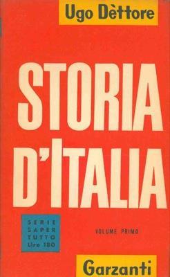 Storia d'Italia - Ugo Dettore - copertina