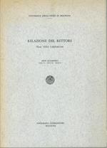 Relazione del Rettore