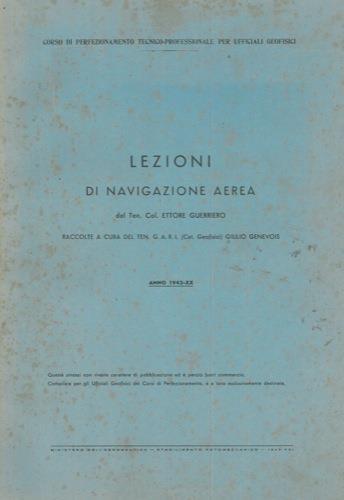 Lezione di navigazione aerea - Ettore Guerriero - copertina