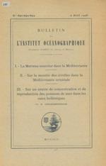 I. La Muraena unicolor dans la Méditerranée. II. Sur la montée des civelles dans la Méditerranée orientale. III. Sur un centre de concentration et de reproduction des poissons de mer dans les eaux helléniques