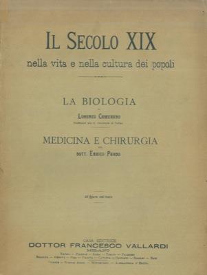 La biologia. = Medicina e chirurgia - Lorenzo Camerano - copertina