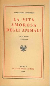 La vita amorosa degli animali - Alessandro Canestrini - copertina