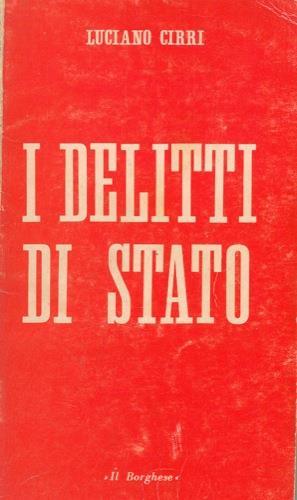 I delitti di stato - Luciano Cirri - copertina