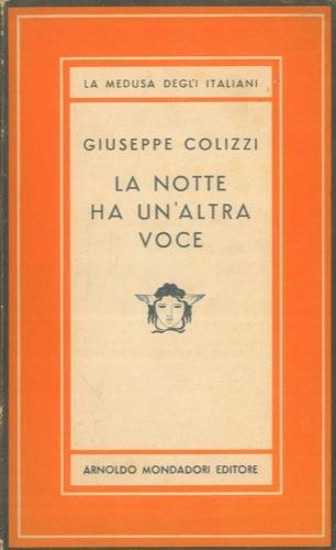 La notte ha un'altra voce - Giuseppe Colizzi - copertina