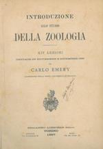 Introduzione allo studio della zoologia. XIV lezioni dettate in novembre e dicembre 1886