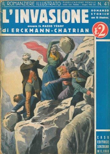 L' invasione ovvero il pazzo Yégopf - Émile Erckmann - copertina