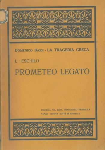 Prometeo legato - Eschilo - copertina