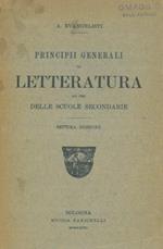 Principi generali di letteratura ad uso delle scuole secondarie