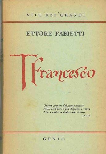 Francesco d'Assisi - Ettore Fabietti - copertina
