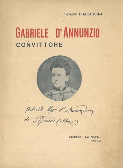 Gabriele D'Annunzio convittore - Tomaso Fracassini - copertina