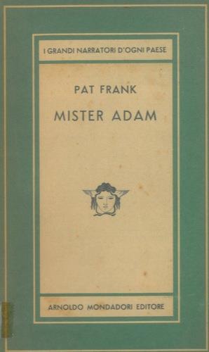 Mister Adam - Pat Frank - copertina