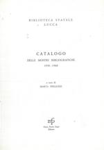 Catalogo delle mostre bibliografiche 1958-1968