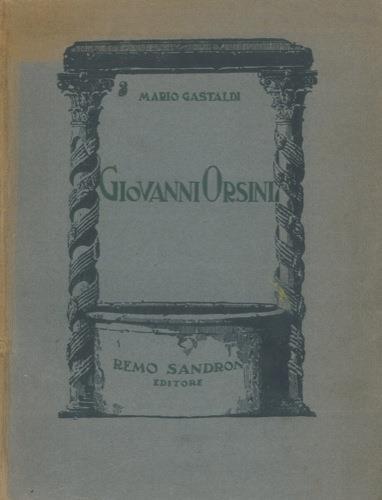 Giovanni Orsini - Mario Gastaldi - copertina