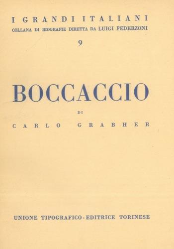Giovanni Boccaccio. Con figure nel testo e 3 tavole in rotocalco - Carlo Grabher - copertina
