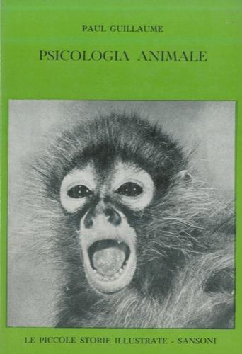 Psicologia animale - Paul Guillaume - copertina