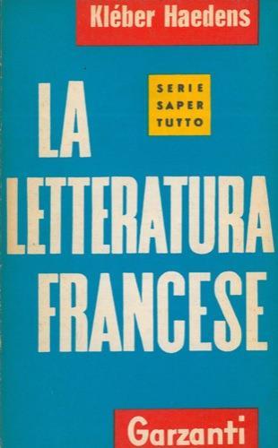 La letteratura francese - Kleber Haedens - copertina