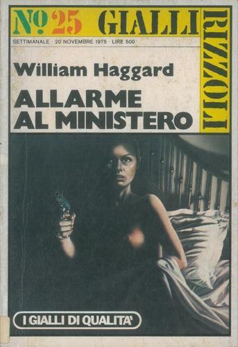 Allarme al ministero - William Haggard - copertina