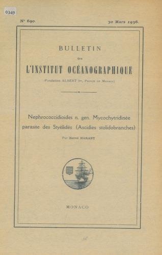 Nephrococcidioides n. gen. Mycochytridinée parasite Styélidés (Ascidies stolidobranches) - Hervé Harant - copertina