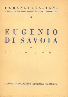 Eugenio di Savoia - Ilio Jori - copertina