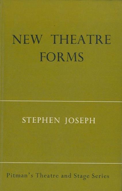 New Theatre Forms - Stephen Joseph - copertina