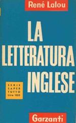 La letteratura inglese dalle origini ai nostri giorni